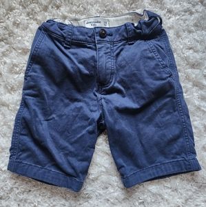 Abercrombie navy chino shorts